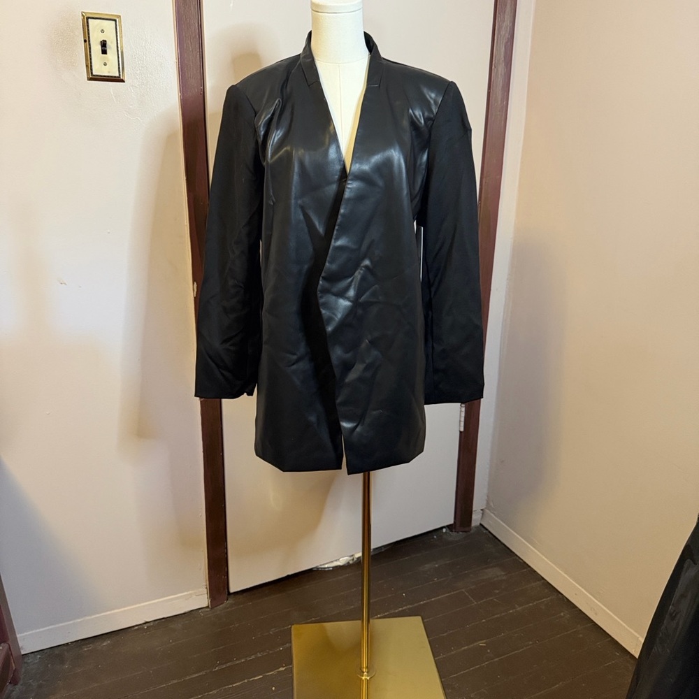 Calvin Klein Black Leather Jacket